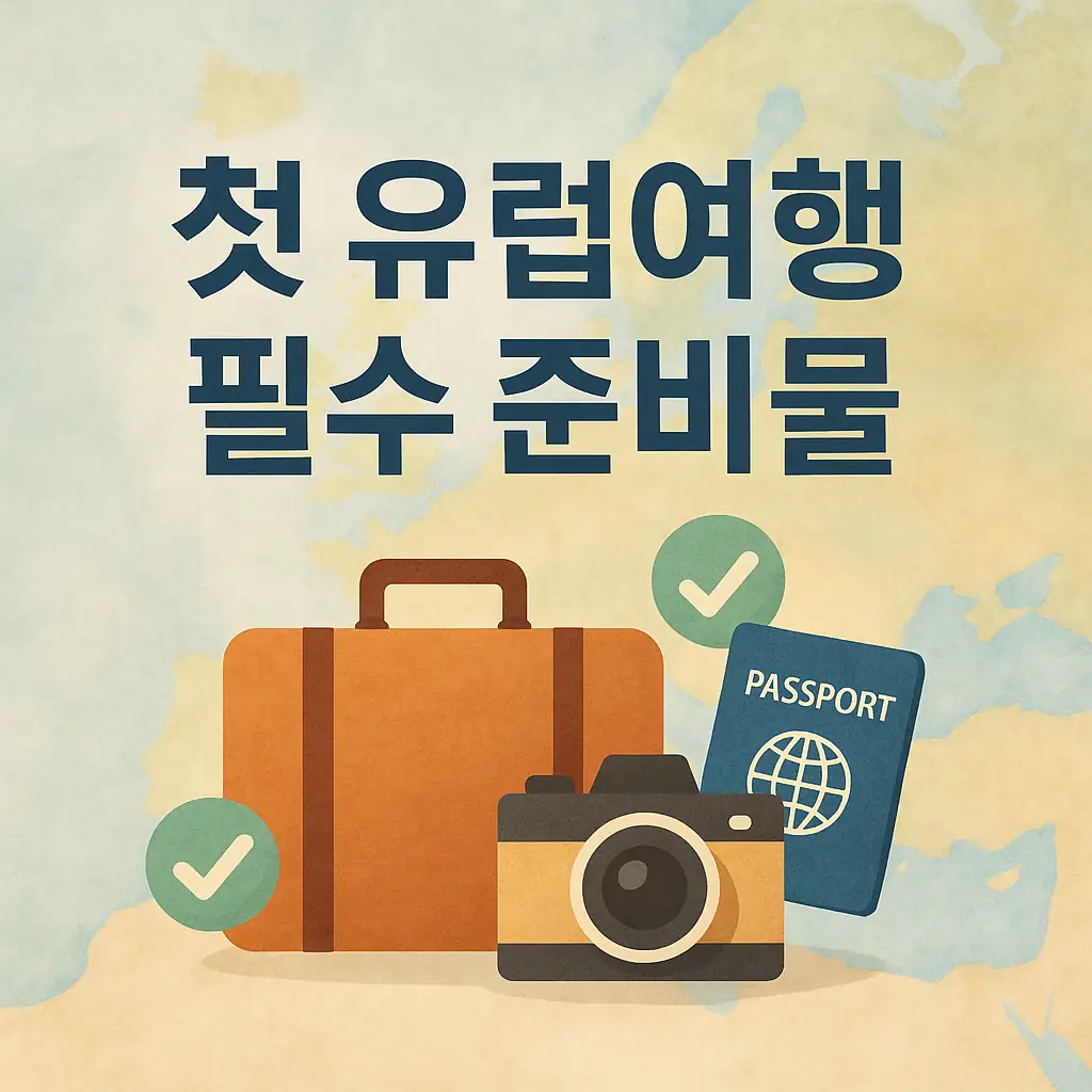 유럽 여행 준비물